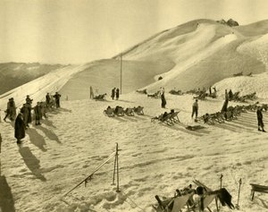 Le télésiège Hafelekarbahn, Innsbruck, Tyrol, Autriche