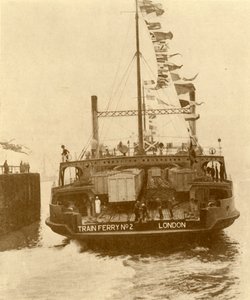 Le ferry-boat Harwich-Zeebrugge, vers 1930 - Unbekannt