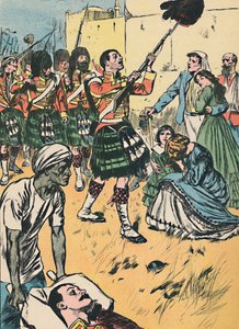 Les Highlanders entrant à Lucknow, vers 1907 - Unbekannt