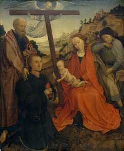 La Sainte Famille avec Saint Paul et un donateur - Unbekannt