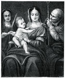La Sainte Famille avec Sainte Catherine, 1769 - Unbekannt