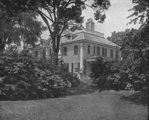 La maison du poète Longfellow, Cambridge, Massachusetts, USA, c.1900 - Unbekannt