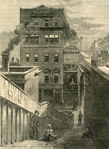 Les maisons sur Waterloo Bridge Road, c1878 - Unbekannt