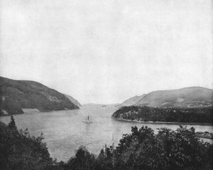 Le fleuve Hudson à West Point, État de New York, USA, vers 1900 - Unbekannt
