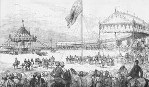 Le Durbar impérial à Delhi, Inde, le 1er janvier 1877, 1908