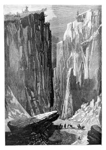 La défilé de la Porte de Fer sur la route Karshi-Derbent, Afghanistan, 1895
