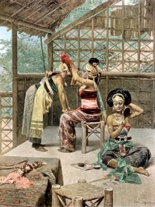 Les danseurs javanais, Exposition Universelle, Paris, 1889 - Unbekannt