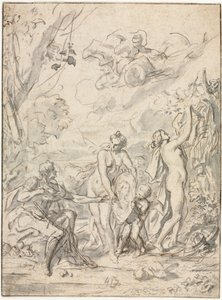 Le Jugement de Paris, vers 1740-1750 - Unbekannt