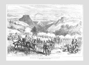 La guerre des Kaffirs - Chasser les Kaffirs du mont de fer et de Waterkloof, 1878 - Unbekannt