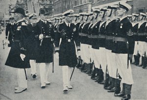 Le Roi Ouvrant la Semaine de la Marine à Portsmouth, vers 1935, 1937 - Unbekannt