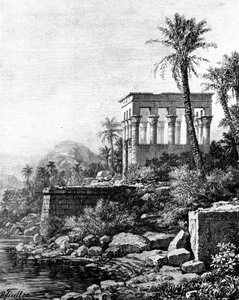 Le kiosque, temple de Philae, Égypte, 1881
