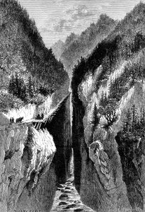 La gorge de Lantzan-Kiang-Hoggs, c1890 - Unbekannt