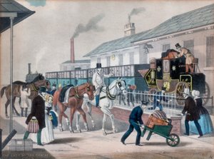 Le dernier des carrosses, vers 1840 - Unbekannt
