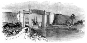 Le viaduc de Latchford, canal maritime de Manchester, 1894 - Unbekannt