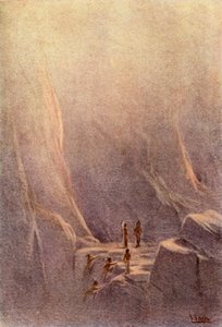 Les Lenape arrivent au lieu des grottes, 1914