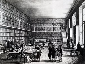 La bibliothèque de la Royal Institution, rue Albemarle - Unbekannt