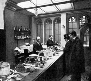 Le Lobby Bar, Chambre des communes, Westminster, Londres, vers 1905 - Unbekannt