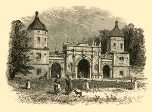 Le pavillon, parc de Burghley, 1898