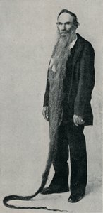 La plus longue barbe enregistrée, 1896, 1910 - Unbekannt