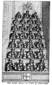 Le Lord Maire et la Cour des Échevins, Londres, 1681 - Unbekannt