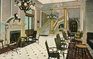 Le salon, Abercorn Rooms, Liverpool Street Hotel, vers 1907 - Unbekannt