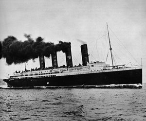 Le Lusitania à pleine vitesse, 1915 - Unbekannt