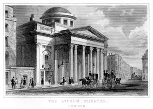 Le Théâtre Lyceum, Westminster, Londres - Unbekannt