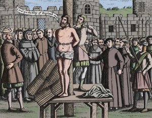 Le martyre de Maître William Tindall en Flandre près du château de Vilvorde, 1563, 1947 - Unbekannt
