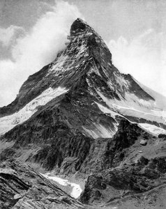 Le Cervin, les Alpes, 20e siècle