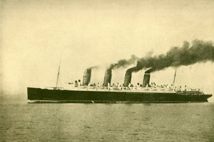 Le Mauretania Cunard Line, 30 696 tonnes, vers 1930