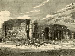Le Memnonium à Thèbes, 1890