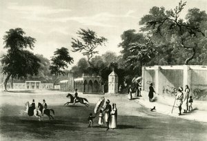 La Ménagerie dans le parc de Barrackpore, 1820 - Unbekannt