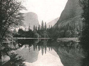 Le Lac Miroir, Vallée de Yosemite, USA, 1895 - Unbekannt