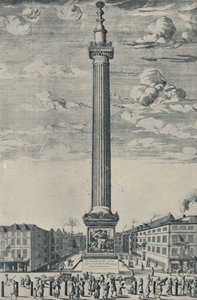 Le Monument de Londres, vers 1685, 1920 - Unbekannt