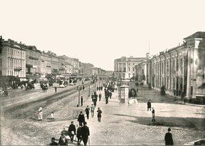 La perspective Nevski, Saint-Pétersbourg, Russie, 1895 - Unbekannt