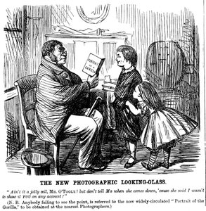 Le Nouveau Miroir Photographique, caricature de Punch, preuve quotidienne des origines de l
