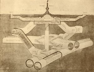 La nouvelle station de métro Piccadilly Circus, 1930