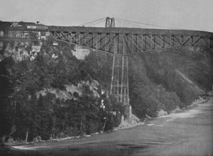 Le pont cantilever de Niagara, 19e siècle - Unbekannt