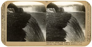 Les chutes du Niagara, de Prospect Point à Horseshoe Falls, fin du 19e siècle - Unbekannt