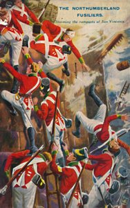 Les Northumberland Fusiliers. Assaut des remparts de San Vincente - Unbekannt