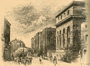 Le Old Bailey, Londres, début du 19ème siècle
