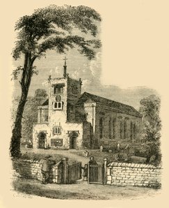 La vieille chapelle, Highgate, 1830, c1876 - Unbekannt
