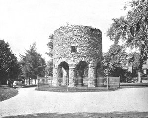 La vieille tour norroise, Newport, Rhode Island, USA, vers 1900