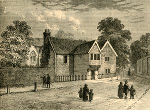 Le vieux presbytère, Stoke Newington, en 1858, vers 1876 - Unbekannt