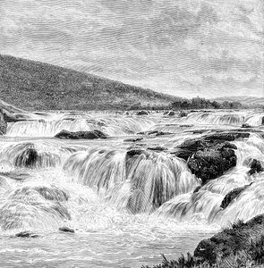 Les chutes de Paikari dans les Nilgiris, Inde, 1895 - Unbekannt