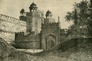 Le Palais des empereurs moghols, Delhi, 1890