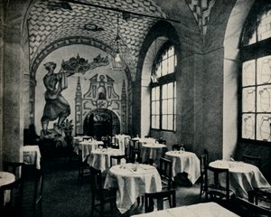 Le restaurant Penna DOca, salle à manger principale, vers 1928 - Unbekannt