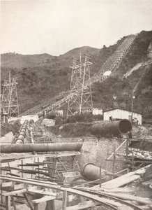 Les Tuyaux à Riberao das Lages : Travaux de Rio Light and Power, 1914 - Unbekannt