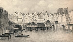 Le Pont Notre-Dame en 1560, 1915 - Unbekannt