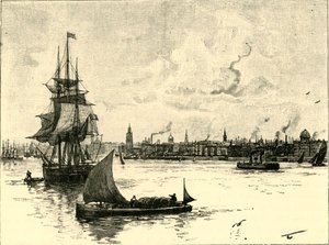 Le port de Liverpool, 1898